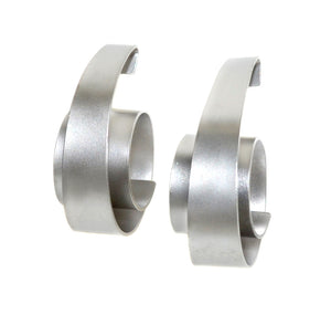 ER03579 Matt Silver-Roll Hoop